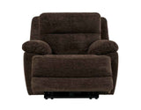 Gatlin Brown Fabric Dual-Power Recliner
