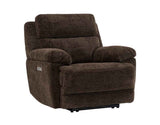 Gatlin Brown Fabric Dual-Power Recliner
