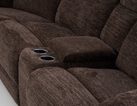 Gatlin Brown Fabric 3-Piece Power Reclining Set by Steve Silver at Eve Furniture