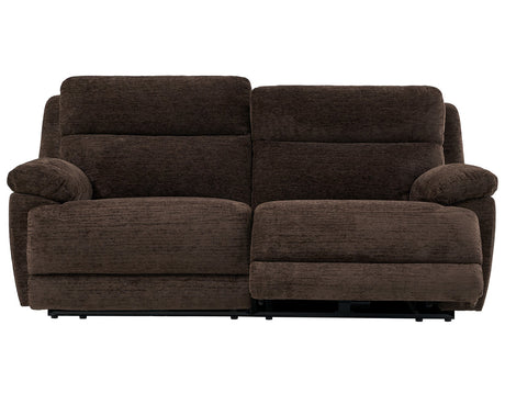 Gatlin Brown Fabric Dual-Power 2-Piece Reclining Loveseat by Steve Silver at Eve Furniture