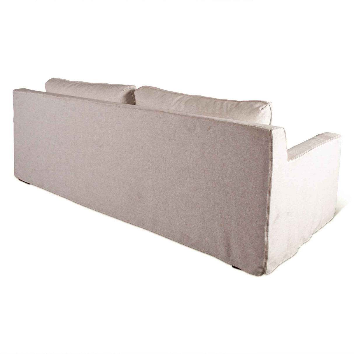 Gatsby Palladium Sofa in White Linen Slipcover by Home Trends & Design at Eve Furniture