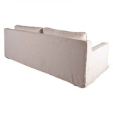 Gatsby Palladium Sofa in White Linen Slipcover by Home Trends & Design at Eve Furniture