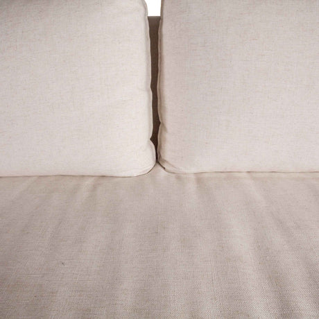 Gatsby Palladium Sofa in White Linen Slipcover by Home Trends & Design at Eve Furniture