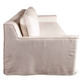 Gatsby Palladium Sofa in White Linen Slipcover by Home Trends & Design at Eve Furniture