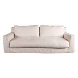 Gatsby Palladium Sofa in White Linen Slipcover by Home Trends & Design at Eve Furniture