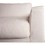 Gatsby Palladium Sofa in White Linen Slipcover by Home Trends & Design at Eve Furniture