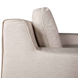 Gatsby Palladium Swivel Accent Chair in White Linen Slipcover by Home Trends & Design at Eve Furniture
