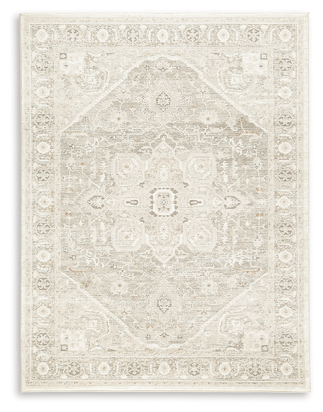 Gatwell Ivory/Gray/Tan 5' x 7' Rug