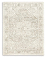 Gatwell Ivory/Gray/Tan 5' x 7' Rug