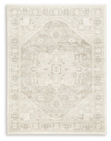 Gatwell Ivory/Gray/Tan 5' x 7' Rug by Ashley at Eve Furniture