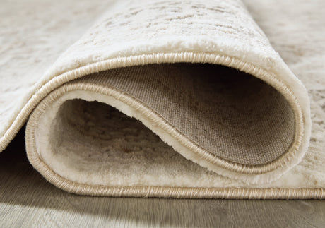 Gatwell Ivory/Gray/Tan 5' x 7' Rug by Ashley at Eve Furniture