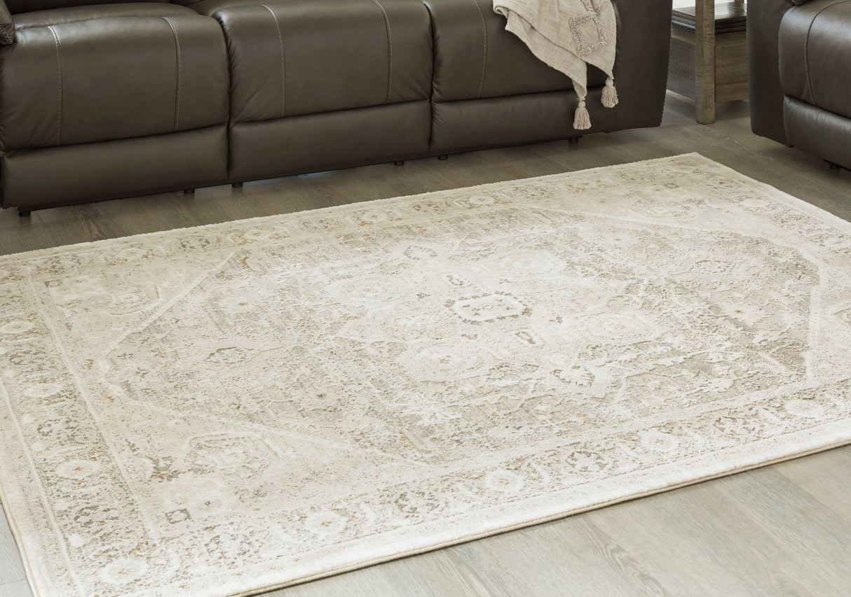 Gatwell Ivory/Gray/Tan 8' x 10' Rug by Ashley at Eve Furniture