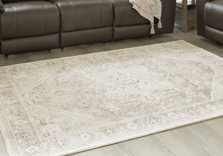 Gatwell Ivory/Gray/Tan 8' x 10' Rug by Ashley at Eve Furniture