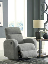 Gauntlet Sterling Recliner by Ashley at Eve Furniture