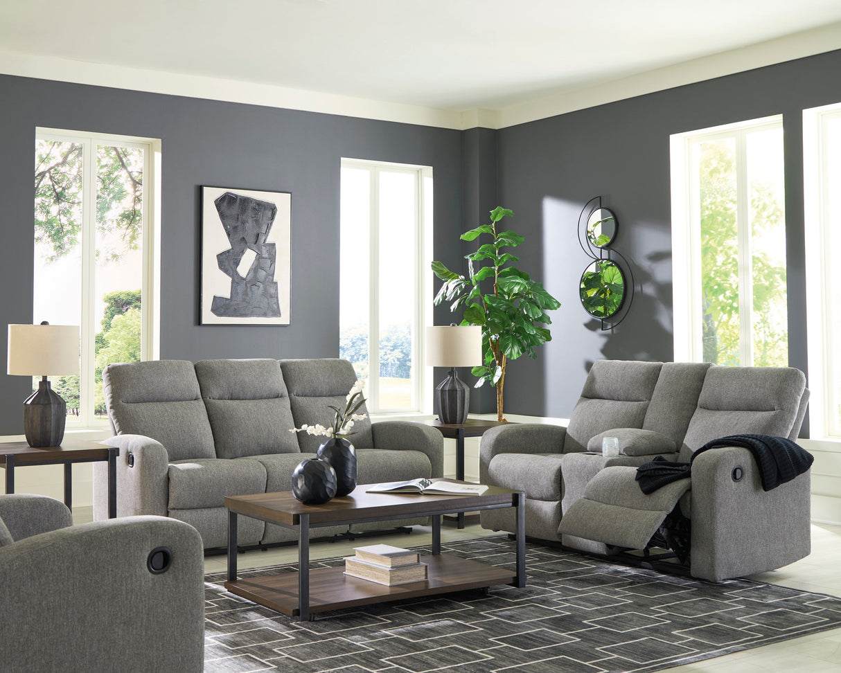 Gauntlet Sterling Reclining Living Room Set by Ashley at Eve Furniture