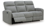 Gauntlet Sterling Manual Reclining Sofa by Ashley at Eve Furniture