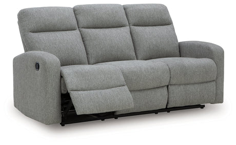 Gauntlet Sterling Manual Reclining Sofa by Ashley at Eve Furniture