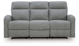 Gauntlet Sterling Manual Reclining Sofa by Ashley at Eve Furniture