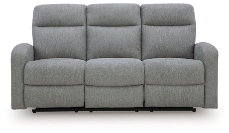Gauntlet Sterling Manual Reclining Sofa by Ashley at Eve Furniture
