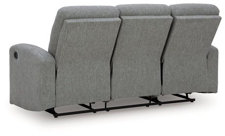 Gauntlet Sterling Manual Reclining Sofa by Ashley at Eve Furniture
