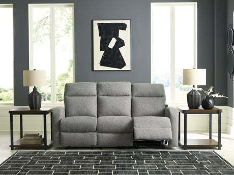 Gauntlet Sterling Manual Reclining Sofa by Ashley at Eve Furniture