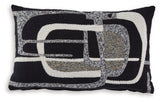 Gavrileigh Black/Gray/Ivory Pillow (Set of 4) by Ashley at Eve Furniture