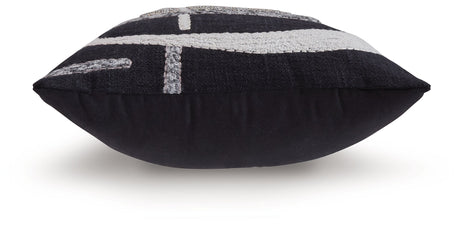 Gavrileigh Black/Gray/Ivory Pillow (Set of 4) by Ashley at Eve Furniture