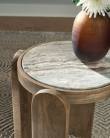 Gavrilley Gray/White/Brown Accent Table by ASHLEY FURNITURE at Eve Furniture