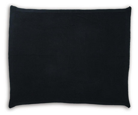 Gayelery Black Throw by Ashley at Eve Furniture