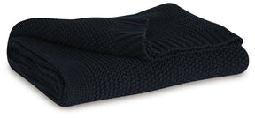 Gayelery Black Throw by Ashley at Eve Furniture