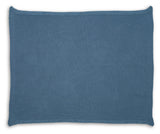 Gayelery Blue Throw (Set of 3) by Ashley at Eve Furniture