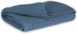 Gayelery Blue Throw (Set of 3) by Ashley at Eve Furniture