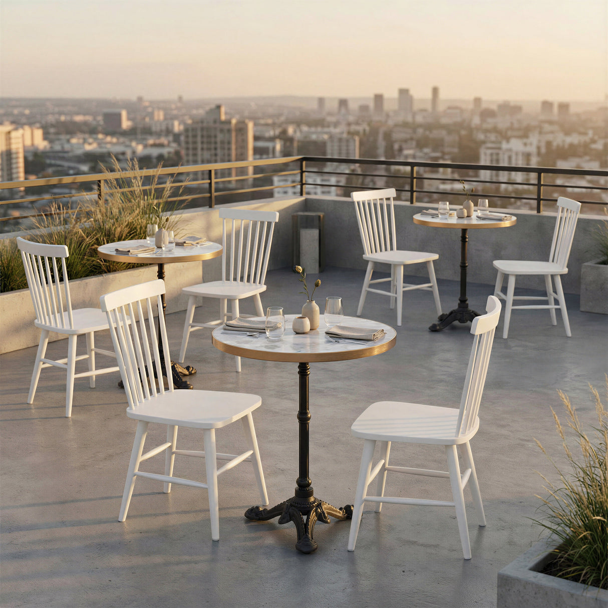 Gazebo Multicolor Outdoor Dining Table by Zuomod at Eve Furniture