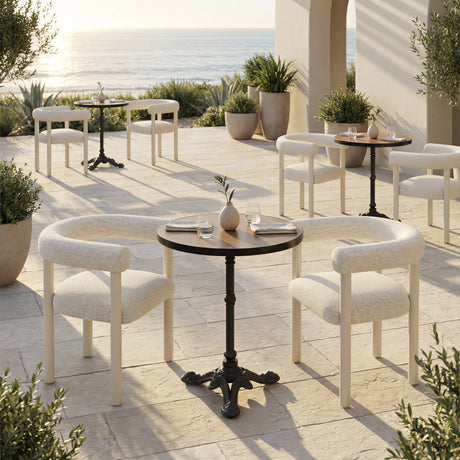 Gazebo Walnut Outdoor Dining Table by Zuomod at Eve Furniture