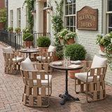 Gazebo Walnut Outdoor Dining Table by Zuomod at Eve Furniture