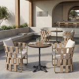 Gazebo Walnut Outdoor Dining Table by Zuomod at Eve Furniture