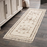 Gazi Ivory/Brown Multi Rug by Classic Home at Eve Furniture
