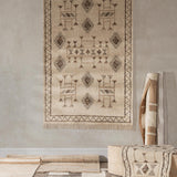 Gazi Ivory/Brown Multi Rug by Classic Home at Eve Furniture