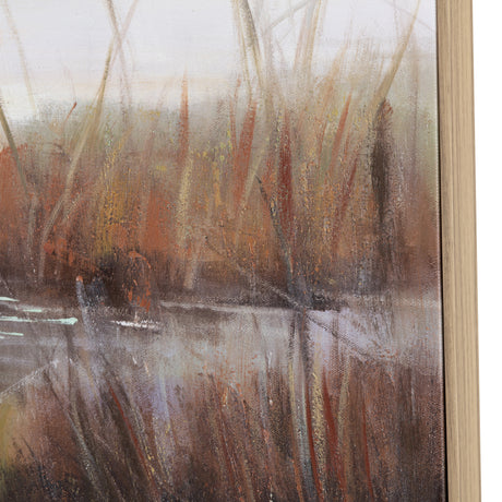 Gazing Egret 3 Multi Canvas by Crestview at Eve Furniture