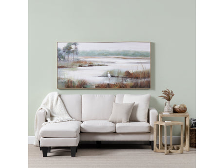 Gazing Egret 3 Multi Canvas by Crestview at Eve Furniture