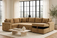 Forever2 Latte Sectional With Pull-Out Bed by Happy Homes at Eve Furniture