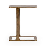 Geanna Accent Table - Antique Brass by Classic Home at Eve Furniture