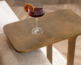 Geanna Accent Table - Antique Brass by Classic Home at Eve Furniture