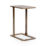 Geanna Accent Table - Antique Brass by Classic Home at Eve Furniture