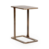 Geanna Antique Brass Accent Table by Classic Home at Eve Furniture