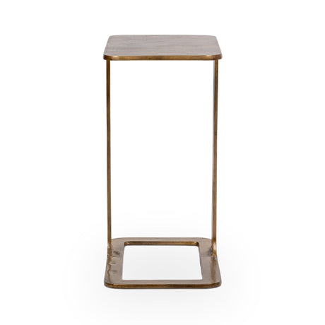 Geanna Antique Brass Accent Table by Classic Home at Eve Furniture