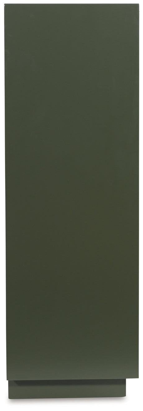 Geirwood Dark Green Accent Cabinet