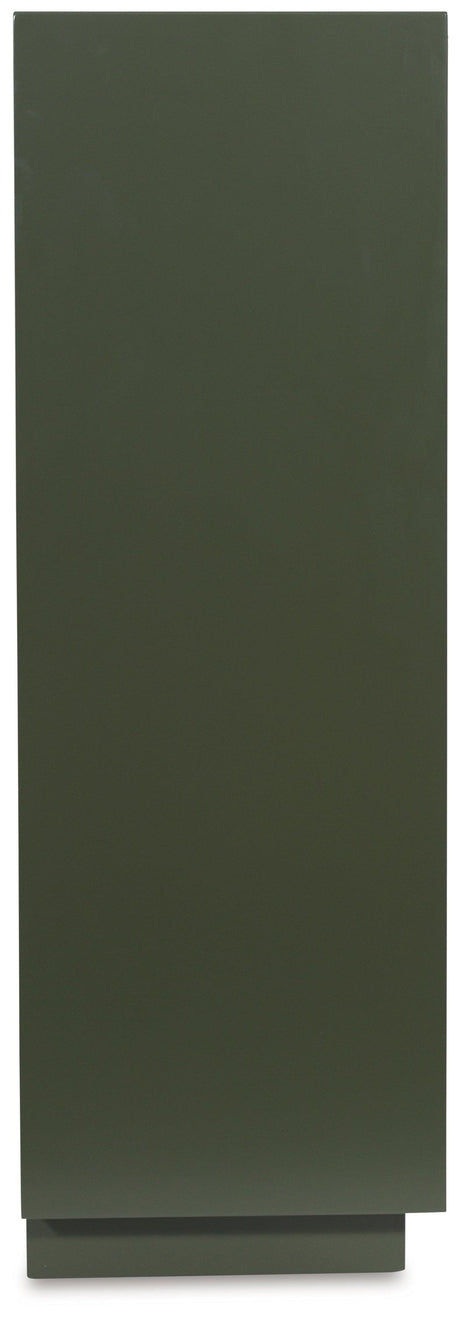 Geirwood Dark Green Accent Cabinet by Ashley at Eve Furniture