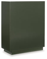 Geirwood Dark Green Accent Cabinet by Ashley at Eve Furniture