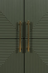 Geirwood Dark Green Accent Cabinet by Ashley at Eve Furniture